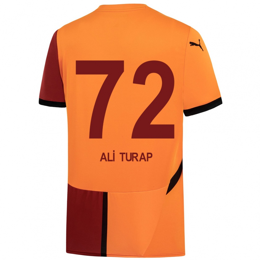 Kandiny Damen Ali Turap Bülbül #72 Gelb Rot Heimtrikot Trikot 2024/25 T-Shirt