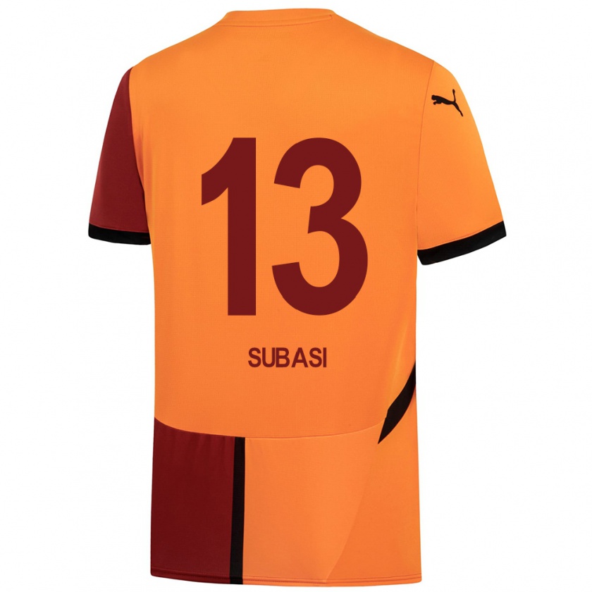 Kandiny Damen Kadir Subaşı #13 Gelb Rot Heimtrikot Trikot 2024/25 T-Shirt