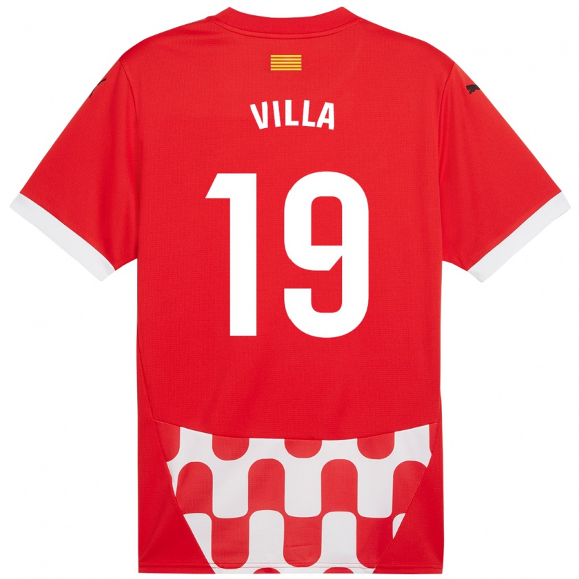 Kandiny Damen Toni Villa #19 Rot Weiß Heimtrikot Trikot 2024/25 T-Shirt