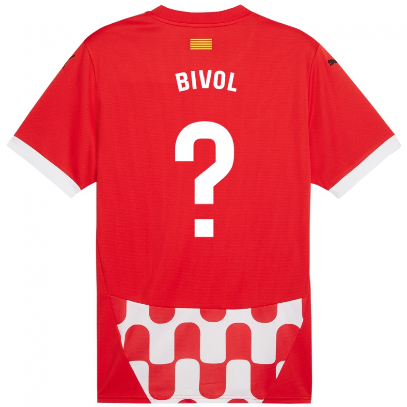 Kandiny Damen Victor Bivol #0 Rot Weiß Heimtrikot Trikot 2024/25 T-Shirt