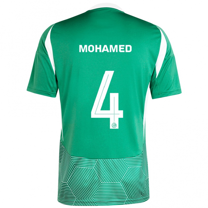 Kandiny Damen Ali Mohamed #4 Grün Weiß Heimtrikot Trikot 2024/25 T-Shirt