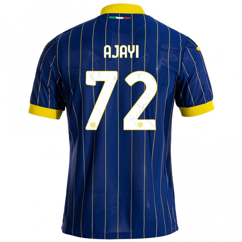 Kandiny Damen Junior Ajayi #72 Blau Gelb Heimtrikot Trikot 2024/25 T-Shirt