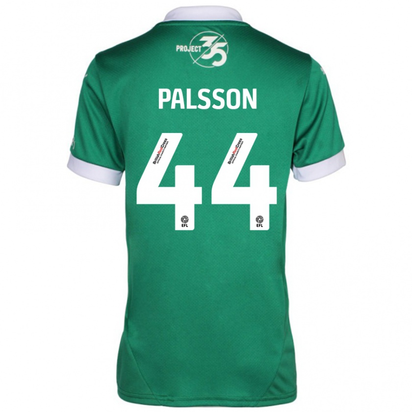 Kandiny Damen Victor Pálsson #44 Grün Weiß Heimtrikot Trikot 2024/25 T-Shirt