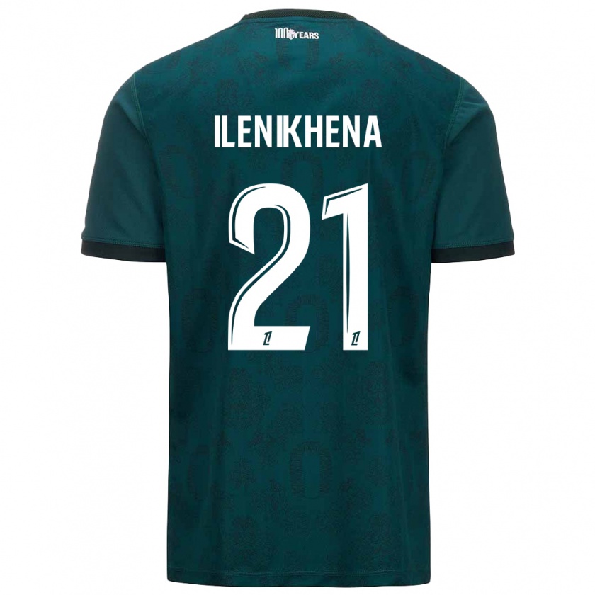 Kandiny Damen George Ilenikhena #21 Dunkelgrün Auswärtstrikot Trikot 2024/25 T-Shirt