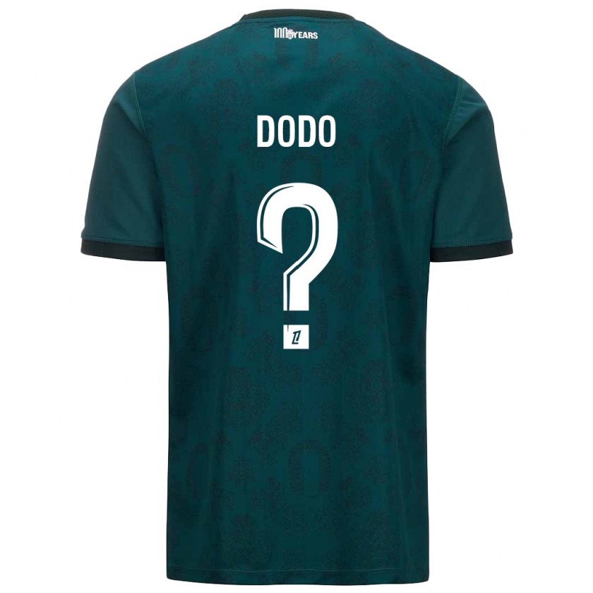 Kandiny Damen Yannick Dodo #0 Dunkelgrün Auswärtstrikot Trikot 2024/25 T-Shirt