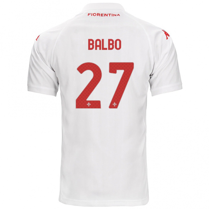 Kandiny Damen Luis Balbo #27 Weiß Auswärtstrikot Trikot 2024/25 T-Shirt