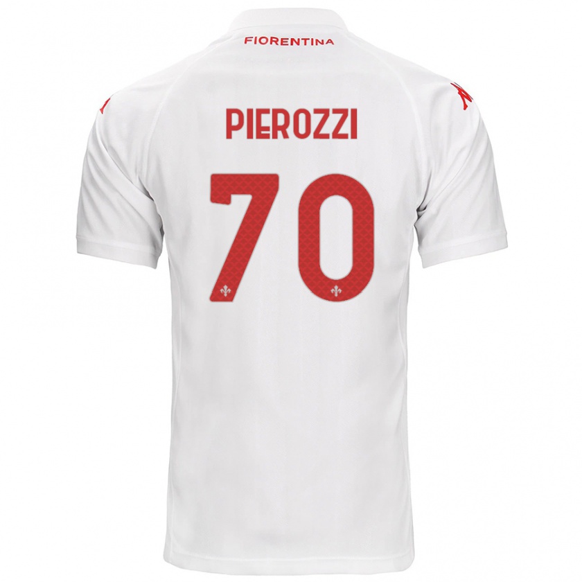 Kandiny Damen Niccolò Pierozzi #70 Weiß Auswärtstrikot Trikot 2024/25 T-Shirt