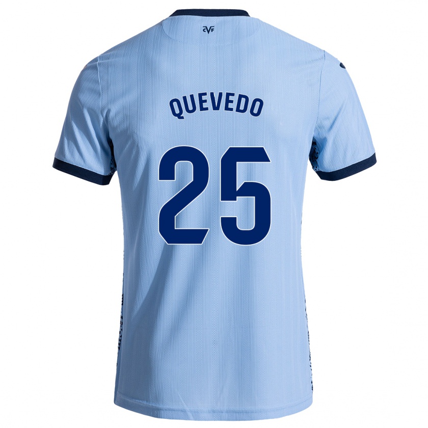 Kandiny Damen Alex Quevedo #25 Himmelblau Auswärtstrikot Trikot 2024/25 T-Shirt