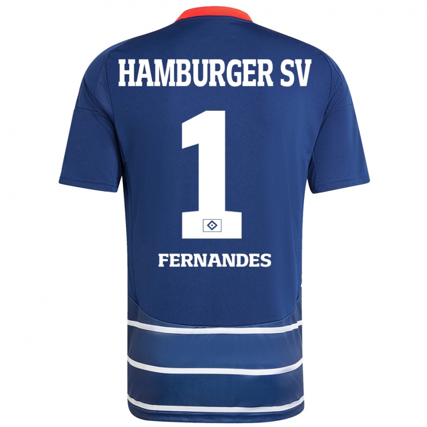 Kandiny Damen Daniel Heuer Fernandes #1 Dunkelblau Auswärtstrikot Trikot 2024/25 T-Shirt