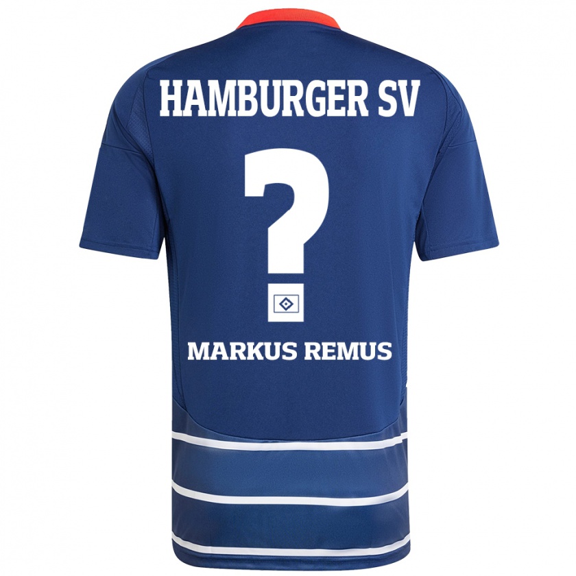 Kandiny Damen Markus Remus #0 Dunkelblau Auswärtstrikot Trikot 2024/25 T-Shirt