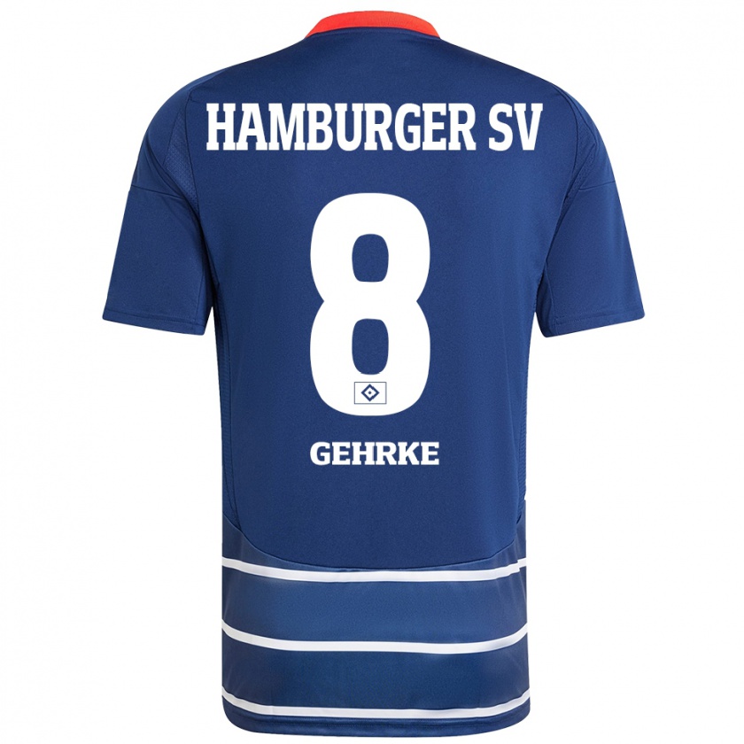 Kandiny Damen Stefan Gehrke #8 Dunkelblau Auswärtstrikot Trikot 2024/25 T-Shirt