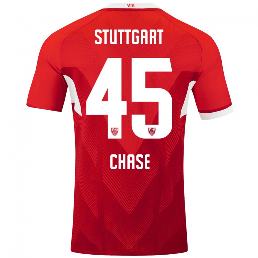 Kandiny Damen Anrie Chase #45 Rot Weiß Auswärtstrikot Trikot 2024/25 T-Shirt