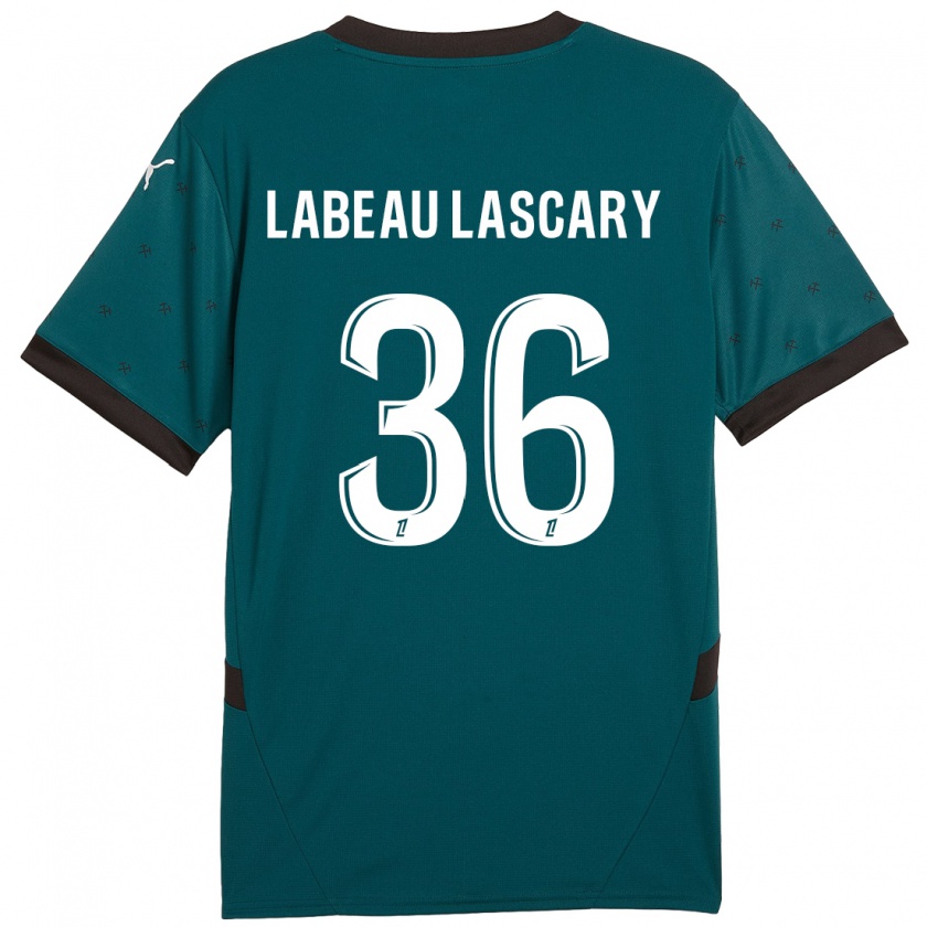 Kandiny Damen Rémy Labeau Lascary #36 Dunkelgrün Auswärtstrikot Trikot 2024/25 T-Shirt