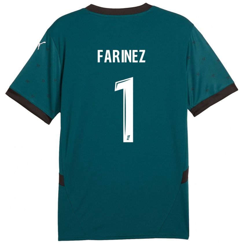 Kandiny Damen Wuilker Fariñez #1 Dunkelgrün Auswärtstrikot Trikot 2024/25 T-Shirt