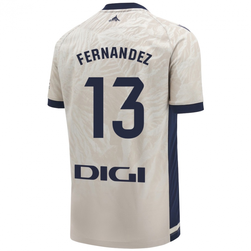 Kandiny Damen Aitor Fernández #13 Hellgrau Auswärtstrikot Trikot 2024/25 T-Shirt