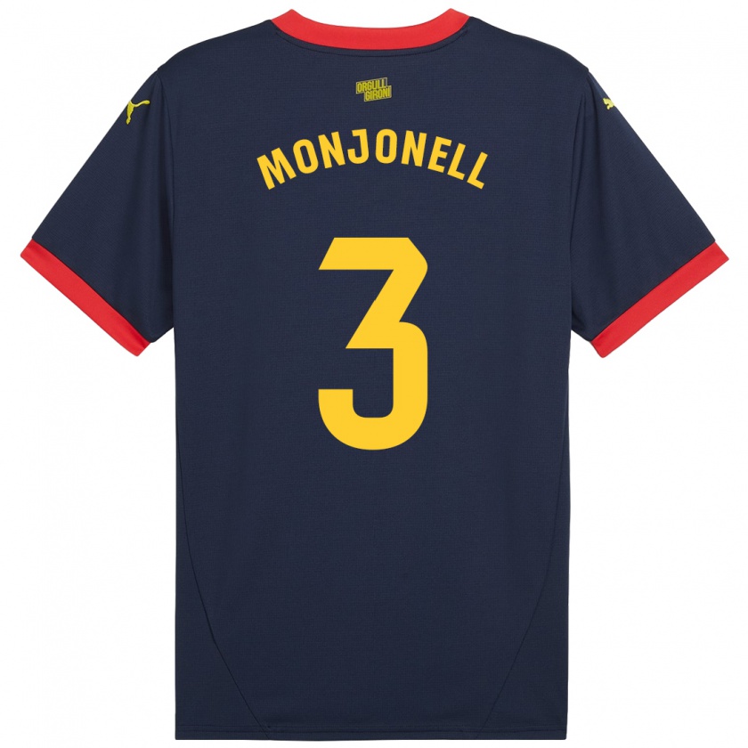 Kandiny Damen Eric Monjonell #3 Marinerot Auswärtstrikot Trikot 2024/25 T-Shirt