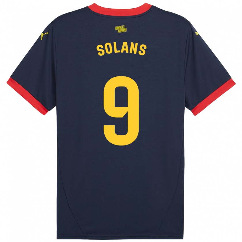 Kandiny Damen Sergi Solans #9 Marinerot Auswärtstrikot Trikot 2024/25 T-Shirt