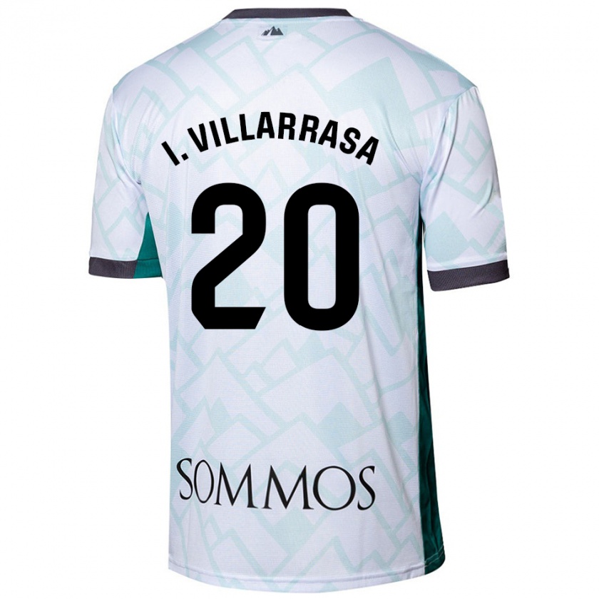 Kandiny Damen Ignasi Vilarrasa #20 Weiß Grün Auswärtstrikot Trikot 2024/25 T-Shirt