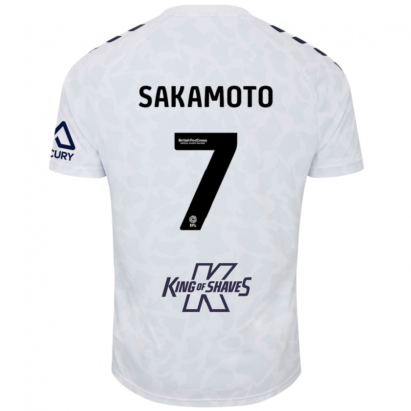 Kandiny Damen Tatsuhiro Sakamoto #7 Weiß Auswärtstrikot Trikot 2024/25 T-Shirt