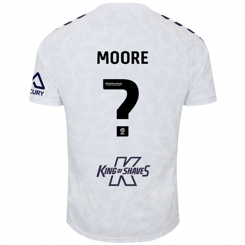 Kandiny Damen Isaac Moore #0 Weiß Auswärtstrikot Trikot 2024/25 T-Shirt