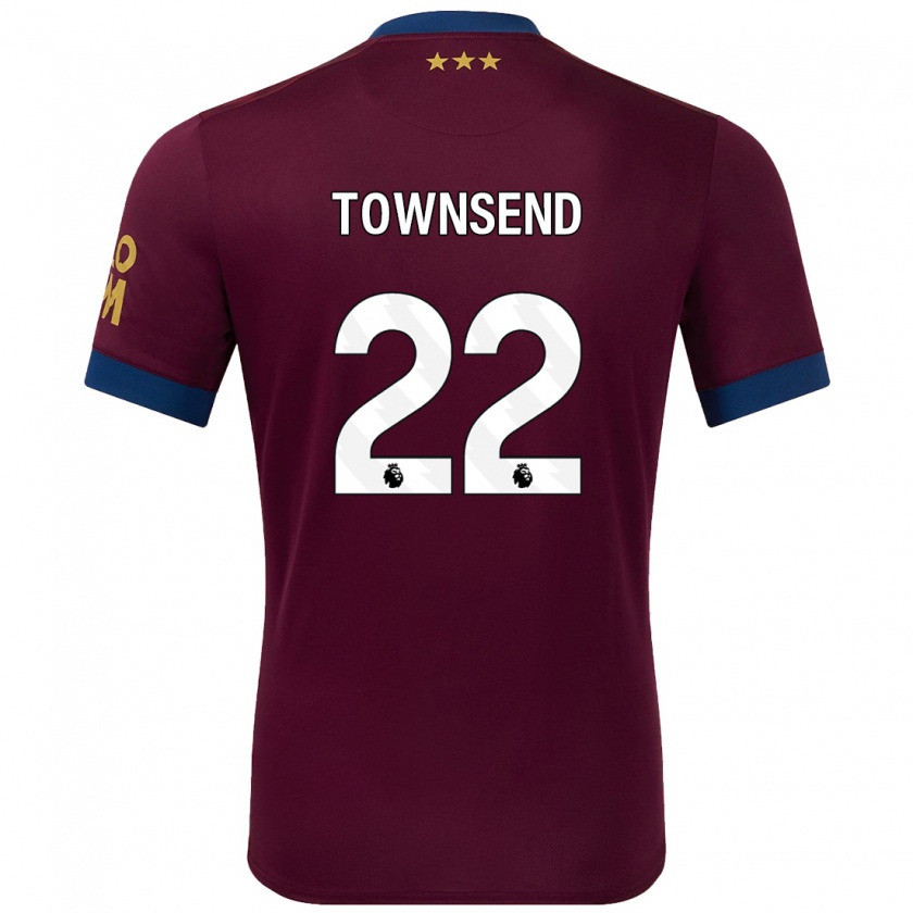 Kandiny Damen Conor Townsend #22 Braun Auswärtstrikot Trikot 2024/25 T-Shirt