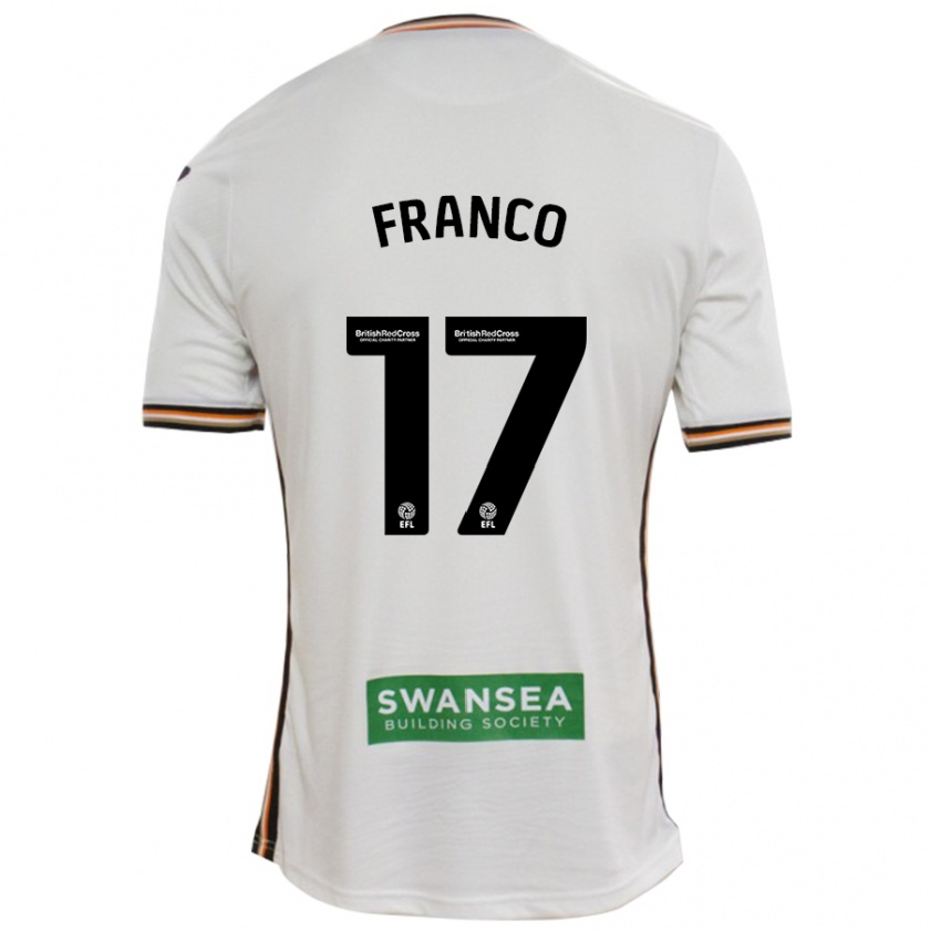 Kandiny Kinder Gonçalo Franco #17 Rot Weiß Heimtrikot Trikot 2024/25 T-Shirt