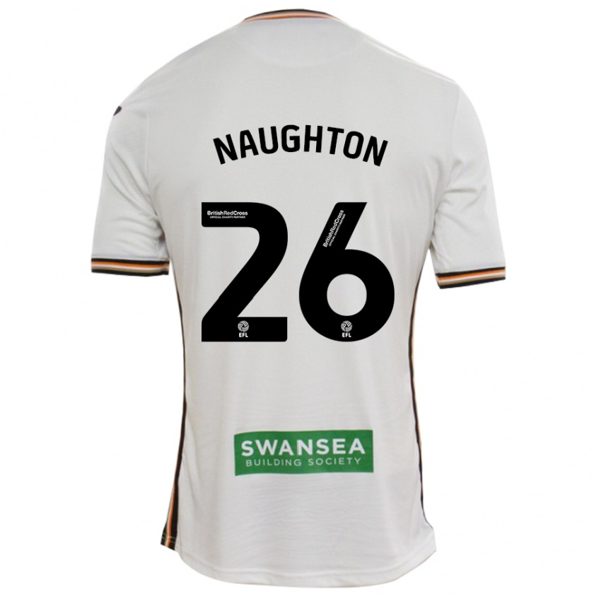 Kandiny Kinder Kyle Naughton #26 Rot Weiß Heimtrikot Trikot 2024/25 T-Shirt