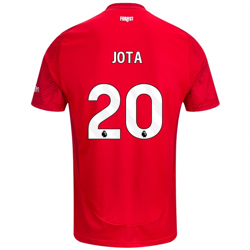 Kandiny Kinder Jota Silva #20 Rot Weiß Heimtrikot Trikot 2024/25 T-Shirt