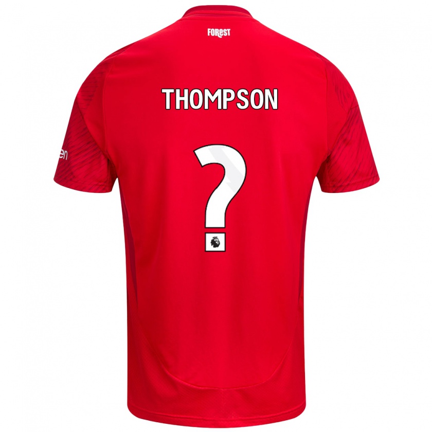 Kandiny Kinder Will Thompson #0 Rot Weiß Heimtrikot Trikot 2024/25 T-Shirt