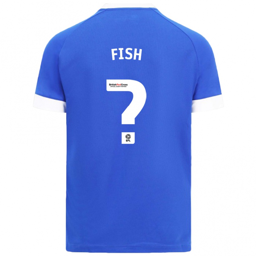 Kandiny Kinder Will Fish #0 Himmelblau Heimtrikot Trikot 2024/25 T-Shirt