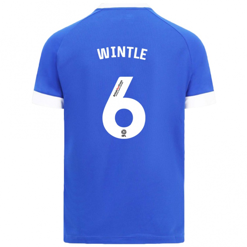 Kandiny Kinder Ryan Wintle #6 Himmelblau Heimtrikot Trikot 2024/25 T-Shirt