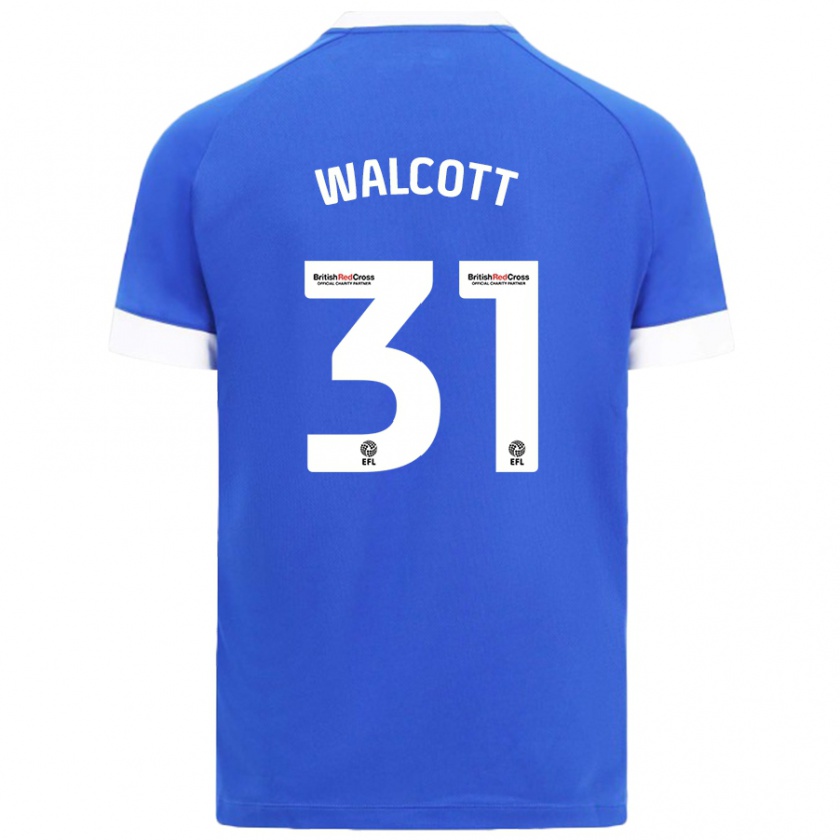 Kandiny Kinder Malachi Fagan-Walcott #31 Himmelblau Heimtrikot Trikot 2024/25 T-Shirt