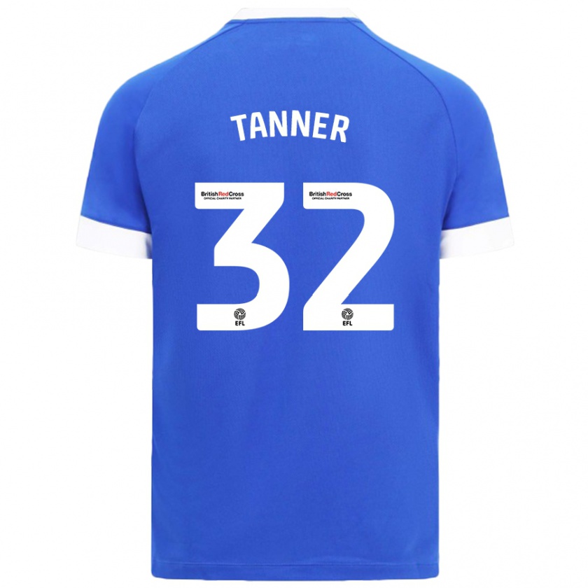 Kandiny Kinder Ollie Tanner #32 Himmelblau Heimtrikot Trikot 2024/25 T-Shirt