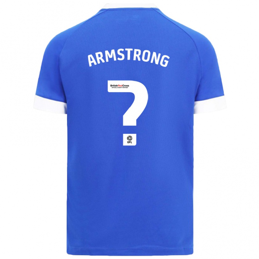 Kandiny Kinder Luke Armstrong #0 Himmelblau Heimtrikot Trikot 2024/25 T-Shirt