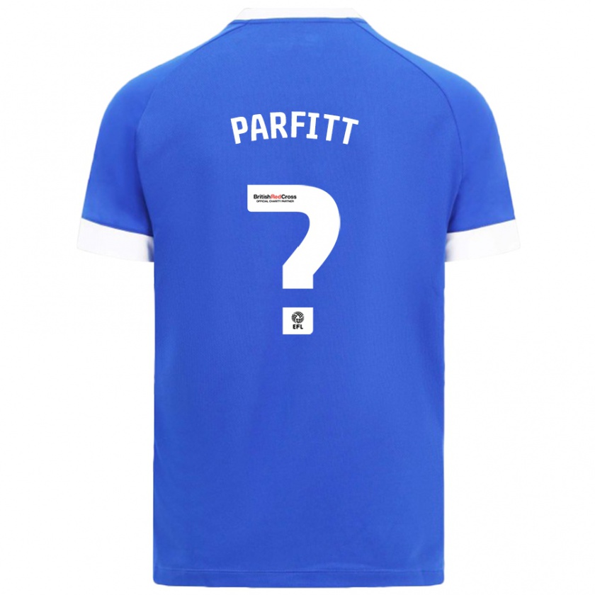 Kandiny Kinder T-Jay Parfitt #0 Himmelblau Heimtrikot Trikot 2024/25 T-Shirt