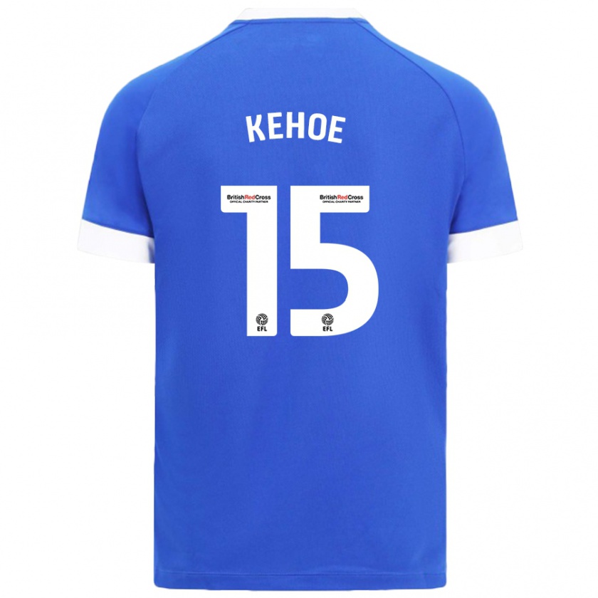 Kandiny Kinder Molly Kehoe #15 Himmelblau Heimtrikot Trikot 2024/25 T-Shirt