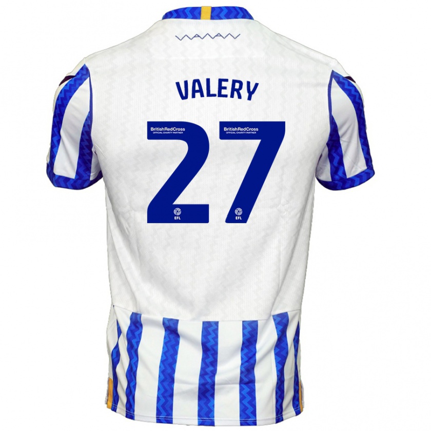 Kandiny Kinder Yan Valery #27 Blau Weiß Heimtrikot Trikot 2024/25 T-Shirt