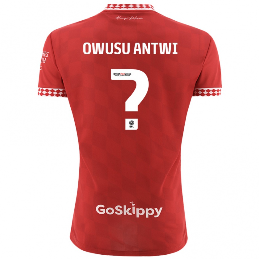 Kandiny Kinder Filbert Owusu-Antwi #0 Rot Heimtrikot Trikot 2024/25 T-Shirt