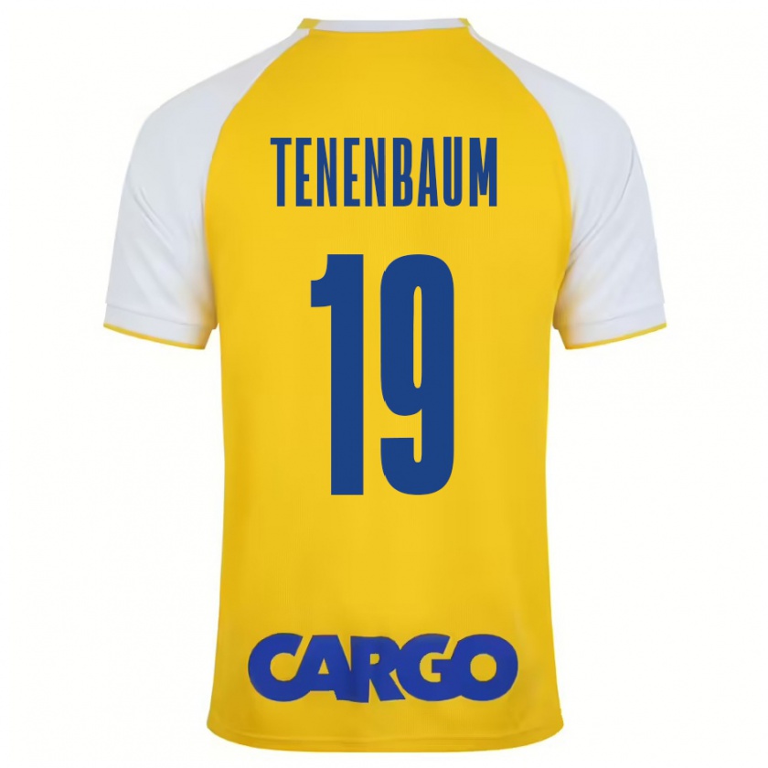 Kandiny Kinder Daniel Tenenbaum #19 Gelb Weiß Heimtrikot Trikot 2024/25 T-Shirt