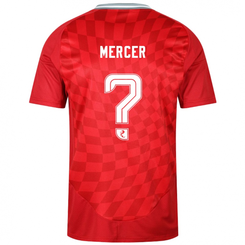 Kandiny Kinder Jamie Mercer #0 Rot Heimtrikot Trikot 2024/25 T-Shirt