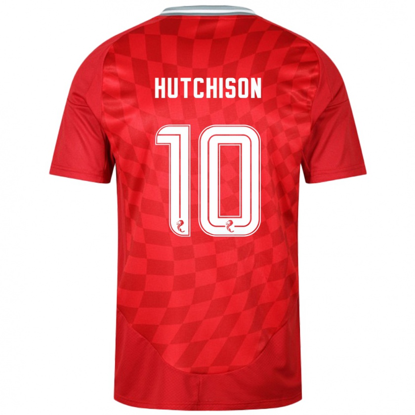 Kandiny Kinder Bayley Hutchison #10 Rot Heimtrikot Trikot 2024/25 T-Shirt