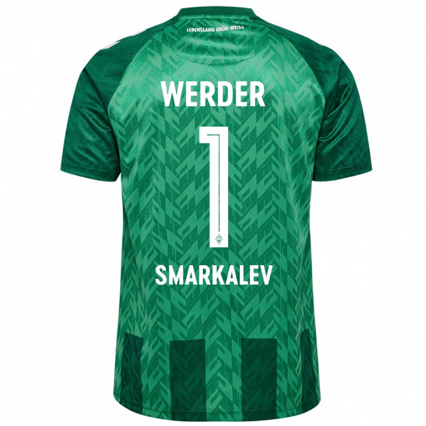 Kandiny Kinder Stefan Smarkalev #1 Grün Heimtrikot Trikot 2024/25 T-Shirt