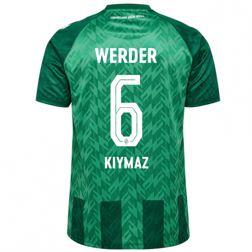 Kandiny Kinder Anil Kiymaz #6 Grün Heimtrikot Trikot 2024/25 T-Shirt