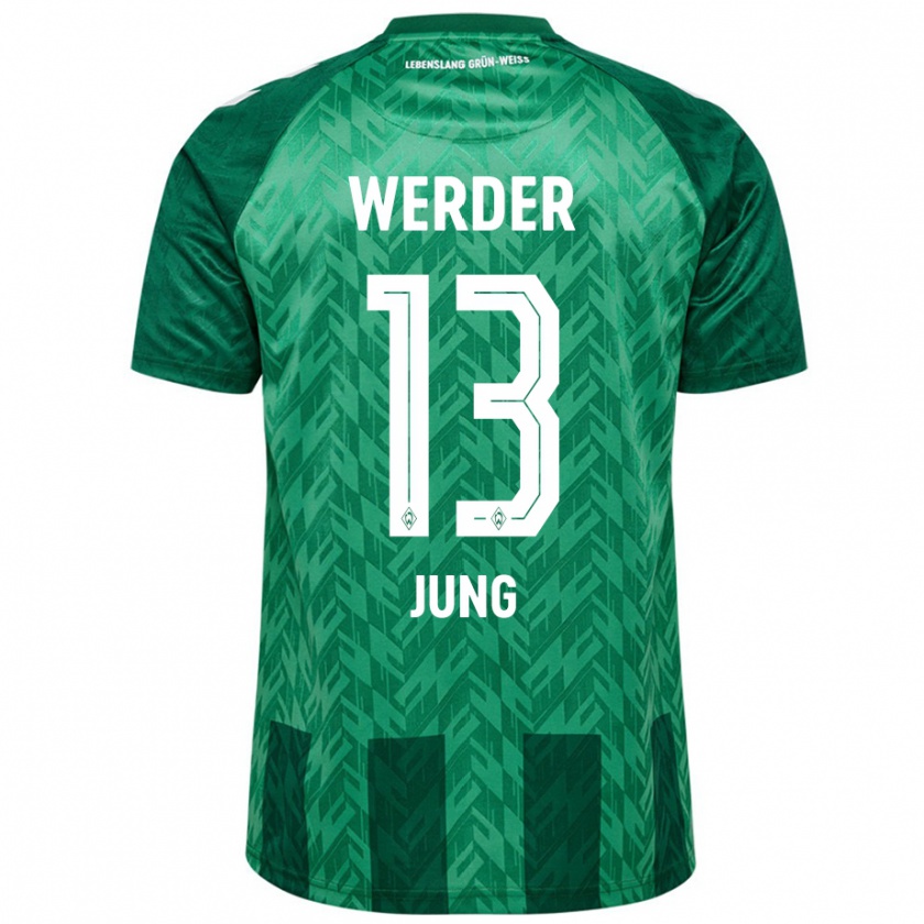 Kandiny Kinder Seong-Hyeon Jung #13 Grün Heimtrikot Trikot 2024/25 T-Shirt