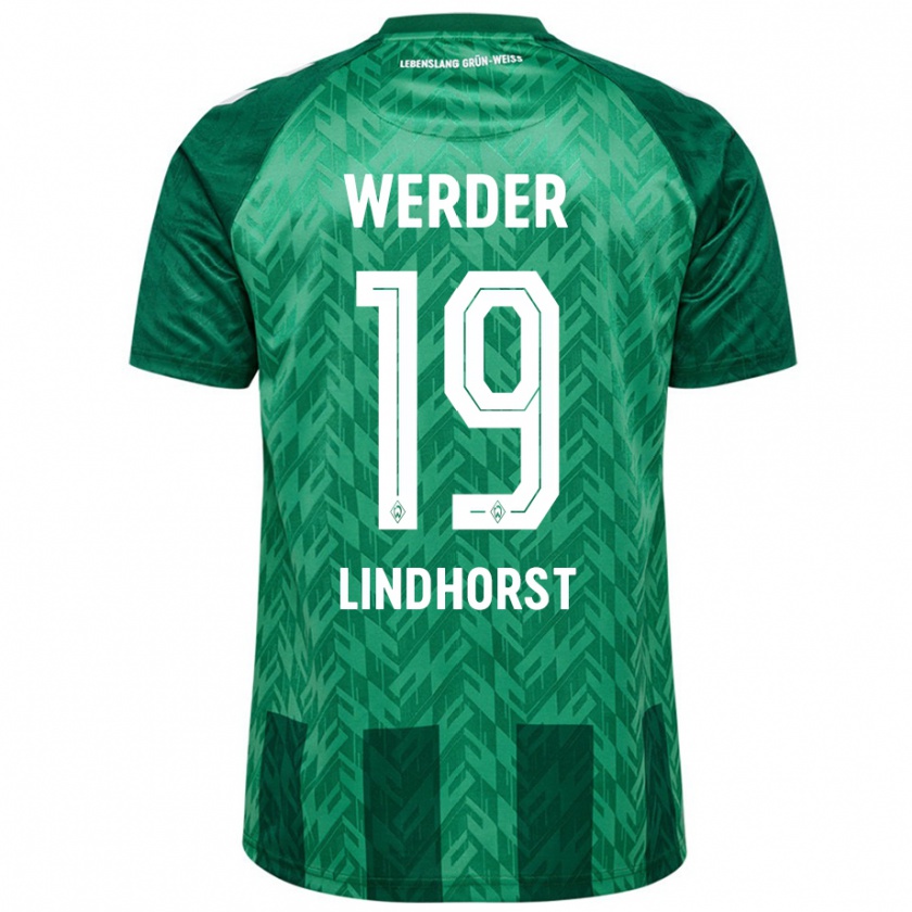 Kandiny Kinder Jerrit Lindhorst #19 Grün Heimtrikot Trikot 2024/25 T-Shirt