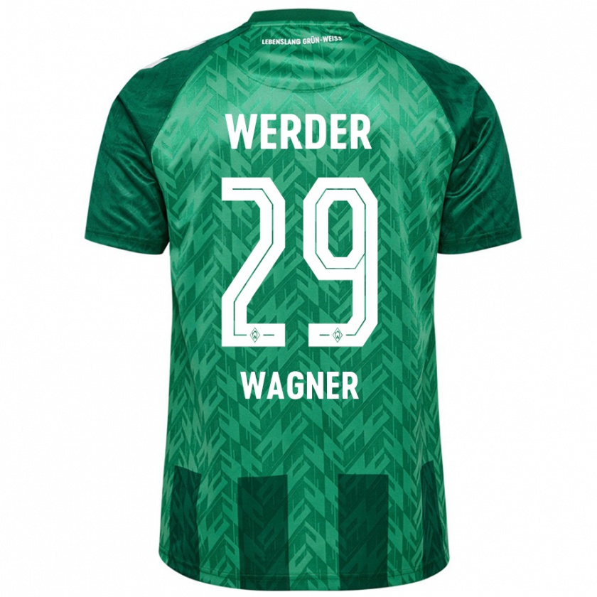 Kandiny Kinder Paul Wagner #29 Grün Heimtrikot Trikot 2024/25 T-Shirt