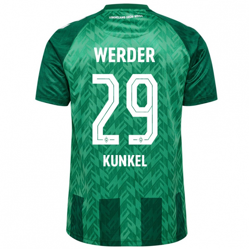 Kandiny Kinder Melina Kunkel #29 Grün Heimtrikot Trikot 2024/25 T-Shirt