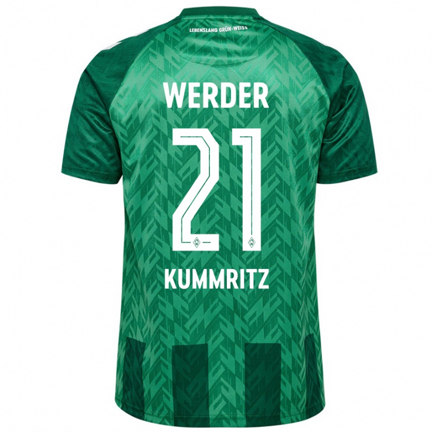 Kandiny Kinder Liam Kümmritz #21 Grün Heimtrikot Trikot 2024/25 T-Shirt