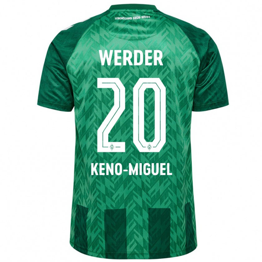 Kandiny Kinder Keno-Miguel Meyer #20 Grün Heimtrikot Trikot 2024/25 T-Shirt