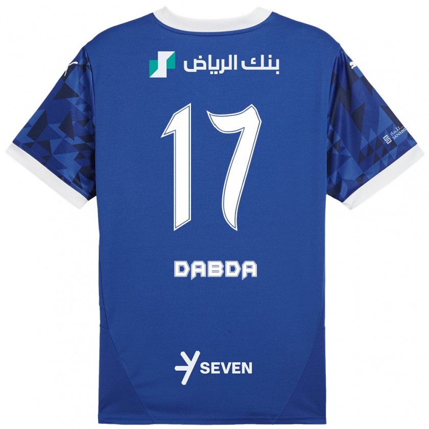 Kandiny Kinder Claudia Dabda #17 Dunkelblau Weiß Heimtrikot Trikot 2024/25 T-Shirt